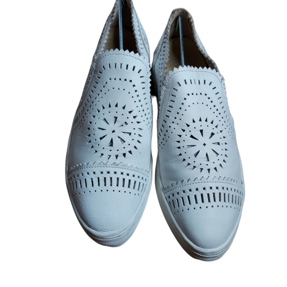 Seychelles Shoes - 10 Seychelles Anthropology white loafers